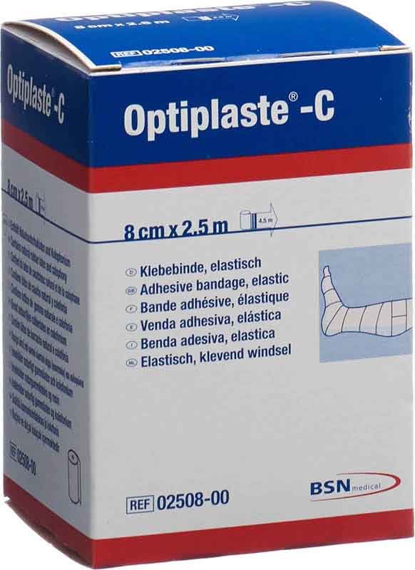 OPTIPLASTE-C Kompressionsbinde 2.5mx8cm