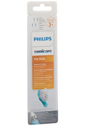 Philips Sonicare Ersatzbürsten Kids HX6034/33 4 Jahre 4 Stück Philips Sonicare Ersatzbürsten Kids HX6034/33 4 Jahre 4 Stück