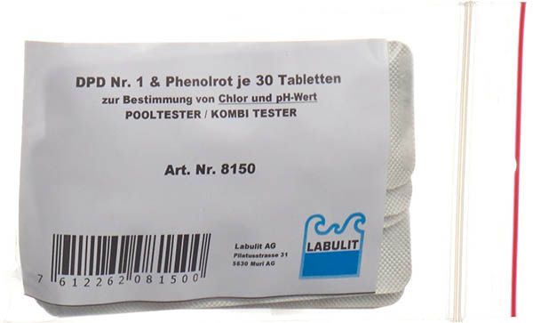 LABULIT Pool Tester refill (30chlor+30PH) 60 Stück