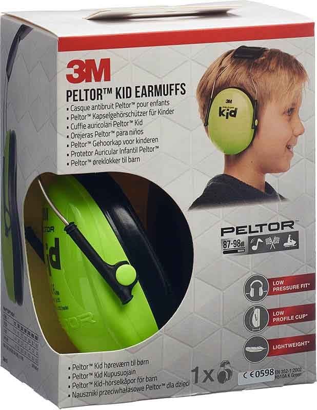 3M Peltor Kapselgehörschutz Kind neon grün 3M Peltor Kapselgehörschutz Kind neon grün