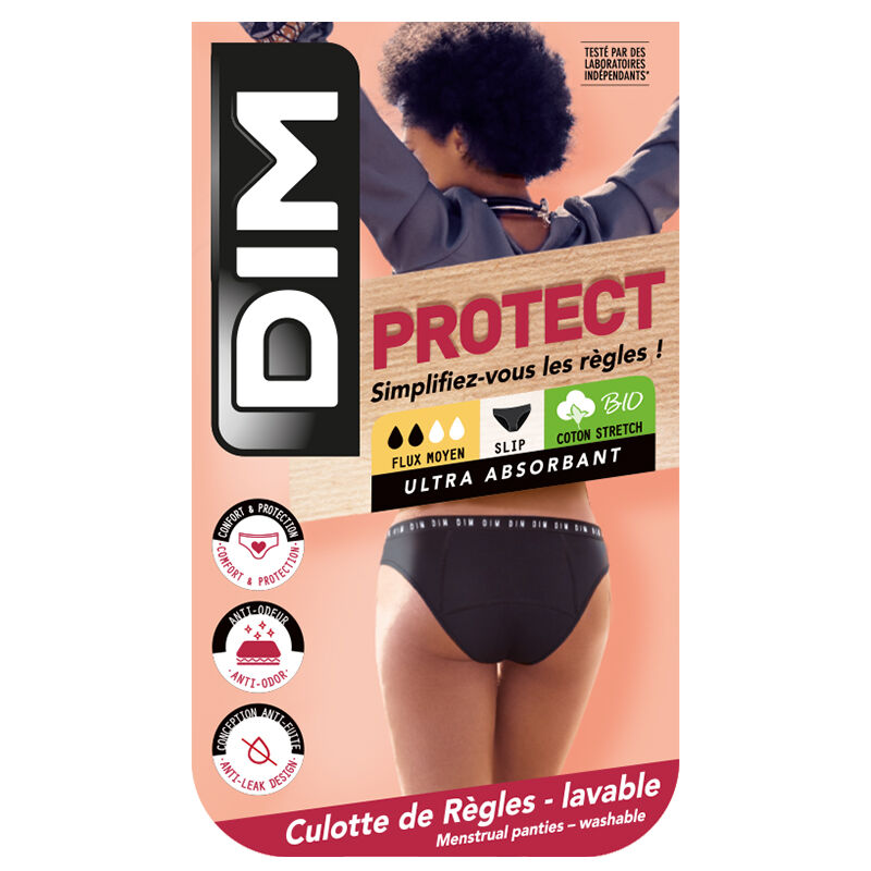 DIM Slip Logo Medium 36-38 schwarz