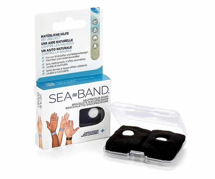 Sea-Band Akupressurband Erwachsen schwarz 1 Paar