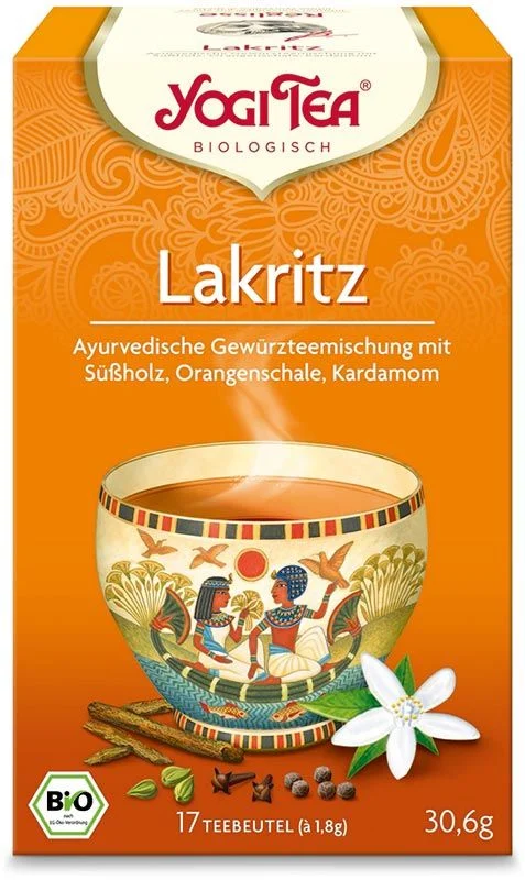 YOGI TEA® Lakritz Egyptian Spice 17 Btl 1.8g YOGI TEA® Lakritz Egyptian Spice 17 Btl 1.8g