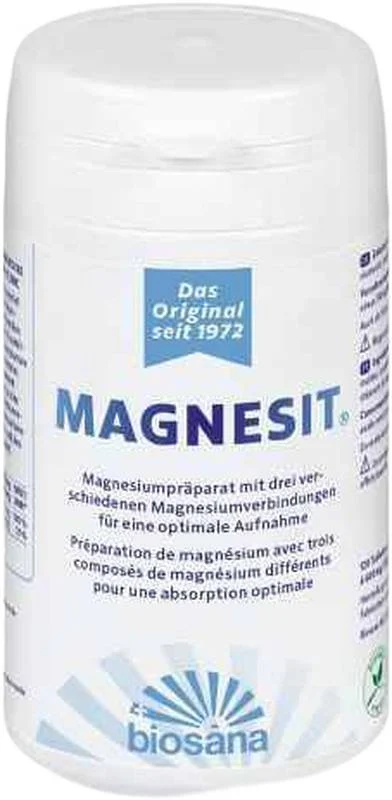 MAGNESIT Mineralsalz Tabletten Konzentrat Dose 128 Stück