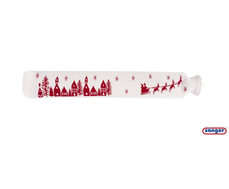 SÖNGER Wärmflasche Naturkau Longi 2.5l rote König SÖNGER Wärmflasche Naturkau Longi 2.5l rote König