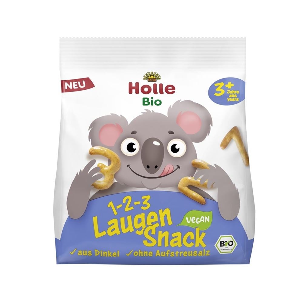 HOLLE Bio 1-2-3 Laugen Snack Btl 80g