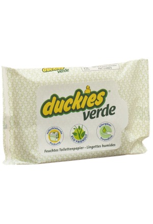 DUCKIES Verde feuchtes WC-Papier 30 Stück