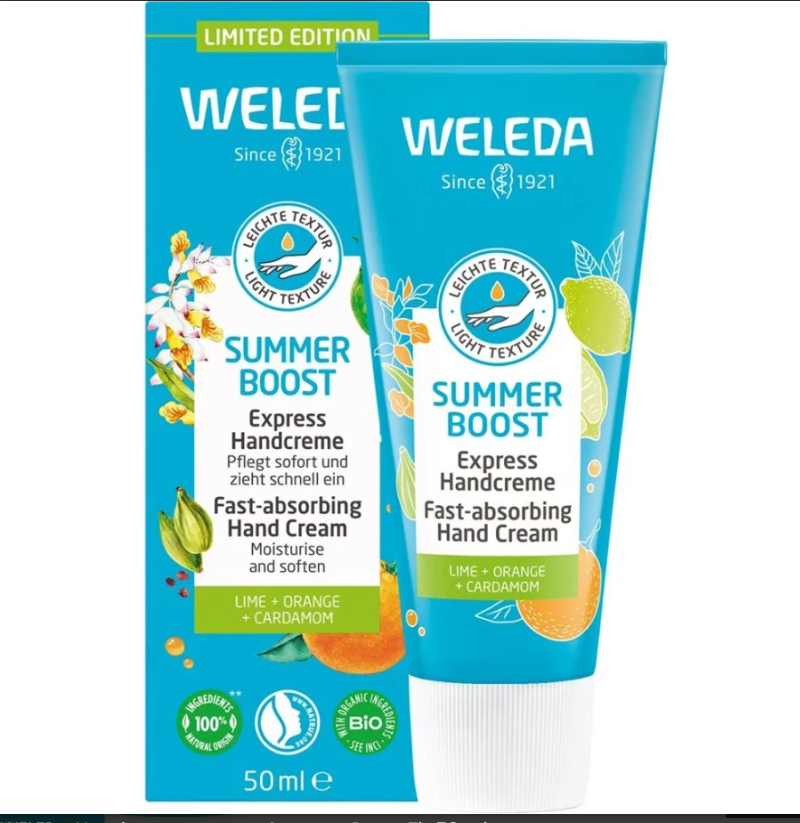 WELEDA Summer Boost Express Handcreme Tb 50ml WELEDA Summer Boost Express Handcreme Tb 50ml