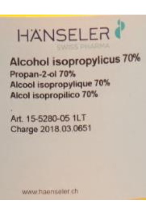 HÄNSELER Alcohol isopropylic 70 % 5lt