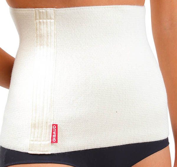 GIBAUD CHALEUR Nierenwärmer M 25cm ecru GIBAUD CHALEUR Nierenwärmer M 25cm ecru