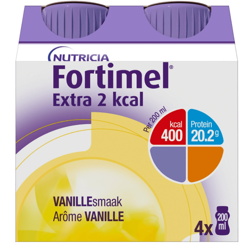 Fortimel Extra 2kcal Vanille 4x 200ml Fortimel Extra 2kcal Vanille 4x 200ml
