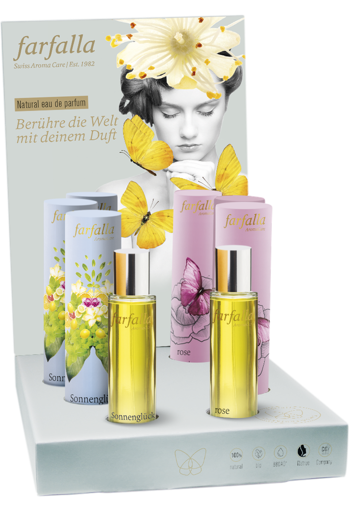 FARFALLA Display Parfums Sonnengl?ck & Rose FARFALLA Display Parfums Sonnengl?ck & Rose