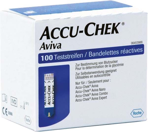 Accu-Chek Aviva Teststreifen 2 x 50 Stück Accu-Chek Aviva Teststreifen 2 x 50 Stück