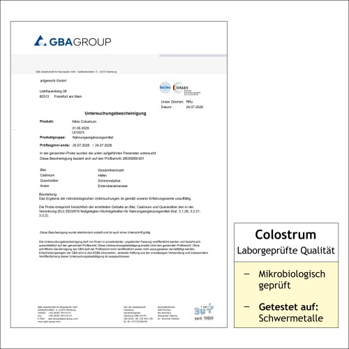 nibio Colostrum Lutschtabletten 35% IgG + Acerola Extract 60 Lutschtabletten