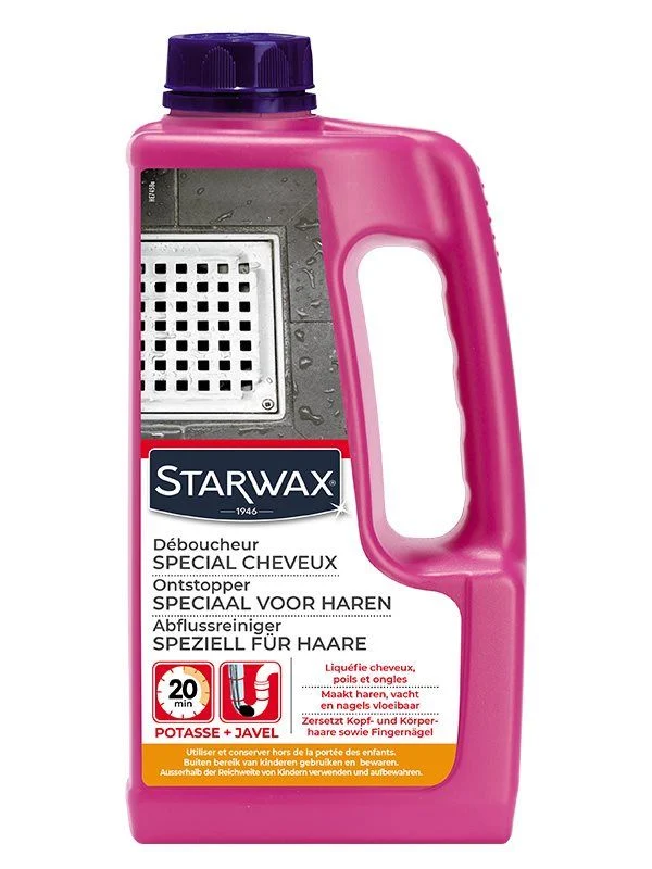 Starwax Abflussreiniger Haare Fl 1lt Starwax Abflussreiniger Haare Fl 1lt