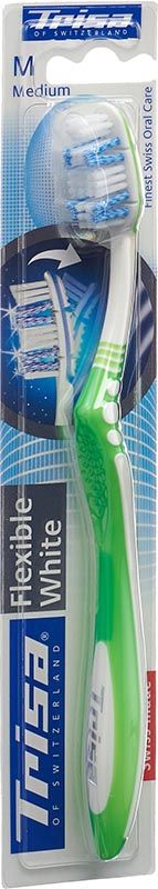 Trisa Flexible White Zahnbürste medium Trisa Flexible White Zahnbürste medium