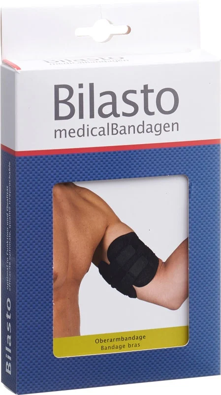 Bilasto Oberarmbandage S M schwarz Klett