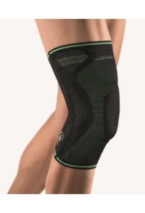 BORT StabiloGen Sport Kniebandage 3 schwarz/grün BORT StabiloGen Sport Kniebandage 3 schwarz/grün