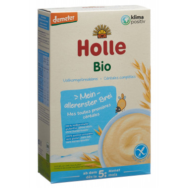 Holle Vollkorngetreidebrei Hafer glutenfrei 250g Holle Vollkorngetreidebrei Hafer glutenfrei 250g