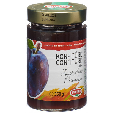 MORGA Konfitüre Zwetschgen Fruchtz 350g