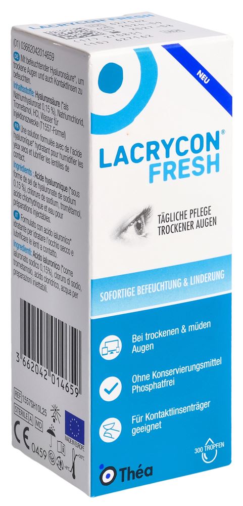 Lacrycon Fresh Gtt Opht Augentropfen 10ml Lacrycon Fresh Gtt Opht Augentropfen 10ml