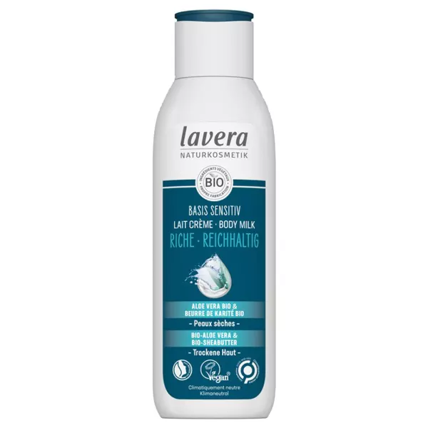 Lavera Basis Sensitiv Bodymilk reichhaltig Aloe-Vera & Shea Fl 250ml