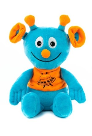 Habibi PLUSH Alien blau/orange Btl