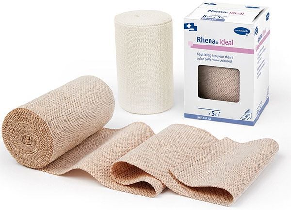 RHENA Ideal Elastische Binde 8cmx5m weiss 10 Stück RHENA Ideal Elastische Binde 8cmx5m weiss 10 Stück