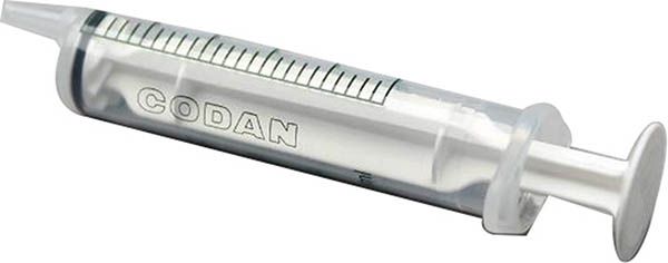 Codan Einmalspritze exzentrisch 5ml luer 100 Stück