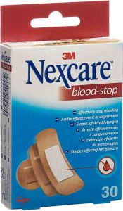 3M Nexcare Blood-Stop Pflaster 3 Grössen gemischt 30 Stück 3M Nexcare Blood-Stop Pflaster 3 Grössen gemischt 30 Stück