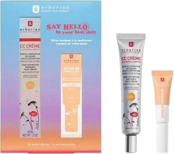 Erborian Korean Therapy KIT CC SBB Concealer dore 2 Stück