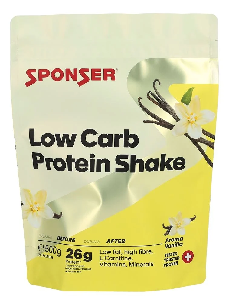 SPONSER Low Carb Protein Shake Vanilla 500g