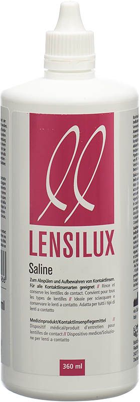 LENSILUX Saline Kochsalzlösung (neu) Fl 360ml