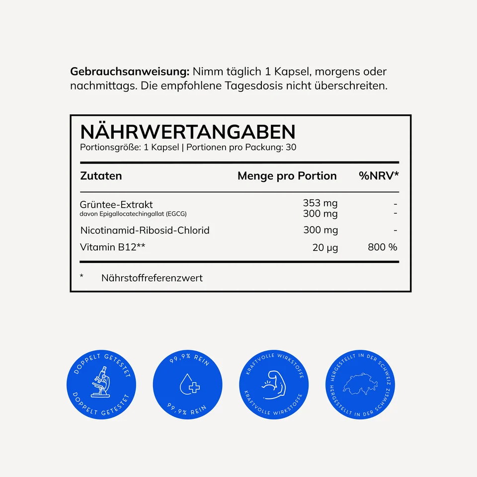 AVEA NAD+ Vitaliser 30 Kapseln