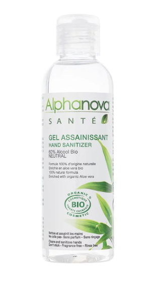 ALPHANOVA® SANTÉ hydroalkoholisches Gel Händedesinfektion Bio 100ml ALPHANOVA® SANTÉ hydroalkoholisches Gel Händedesinfektion Bio 100ml