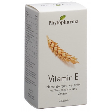 PHYTOPHARMA Vitamin E Kapseln 110 Stück PHYTOPHARMA Vitamin E Kapseln 110 Stück