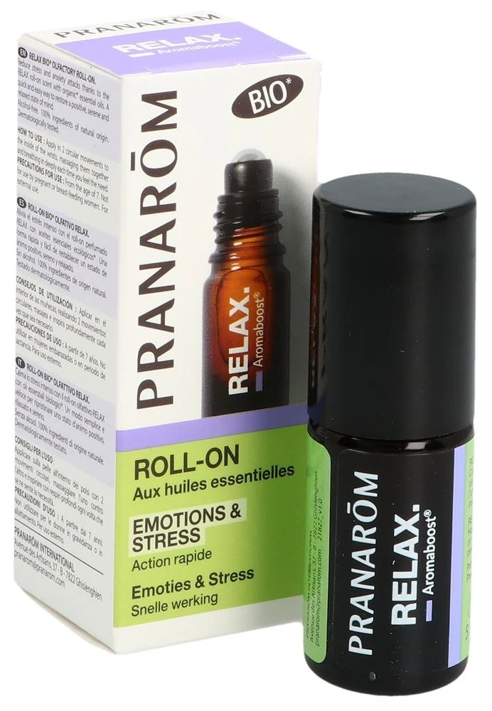 PRANAROM Aromaboost Roll-on Relax Bio 5ml