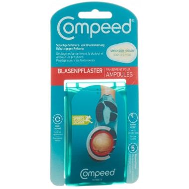 Compeed® Blasenpflaster unter den Füssen 5 Stück Compeed® Blasenpflaster unter den Füssen 5 Stück