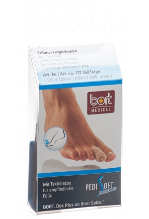 Bort PediSoft Texline Zehen/Fingerkappe L Bort PediSoft Texline Zehen/Fingerkappe L