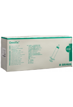 OMNIFIX Spritze 20ml Luer Lock latexfrei 100 Stück