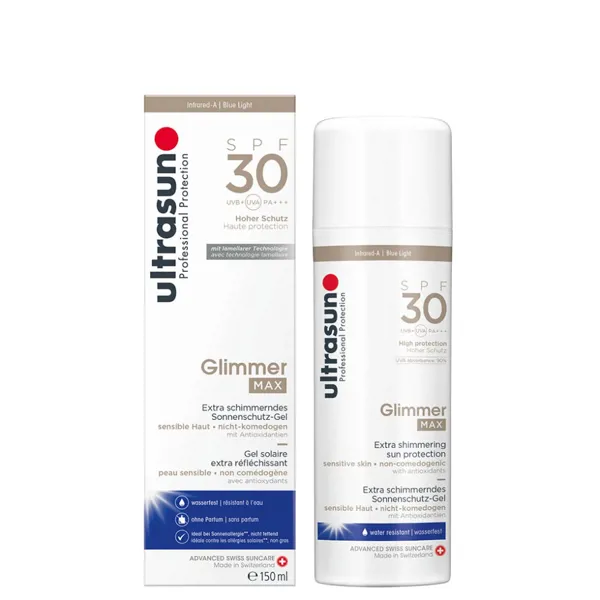 Ultrasun Glimmer MAX SPF30 Fl 150ml