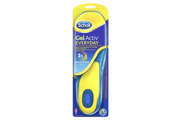Scholl GelActiv Einlegesohle 35.5-40.5 Everyday Women 1 Paar Scholl GelActiv Einlegesohle 35.5-40.5 Everyday Women 1 Paar