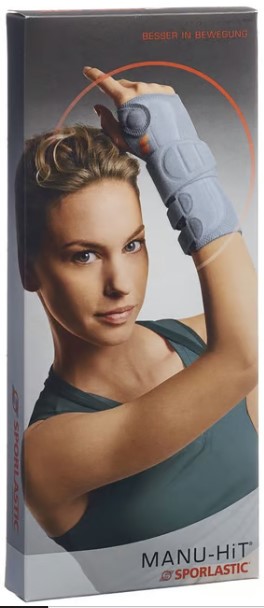 SPORLASTIC Manu Hit M 18cm rechts platinum