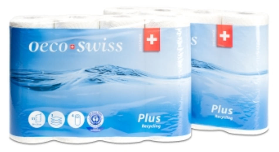 OECO SWISS Haushaltpapier Rolle 4 Stück