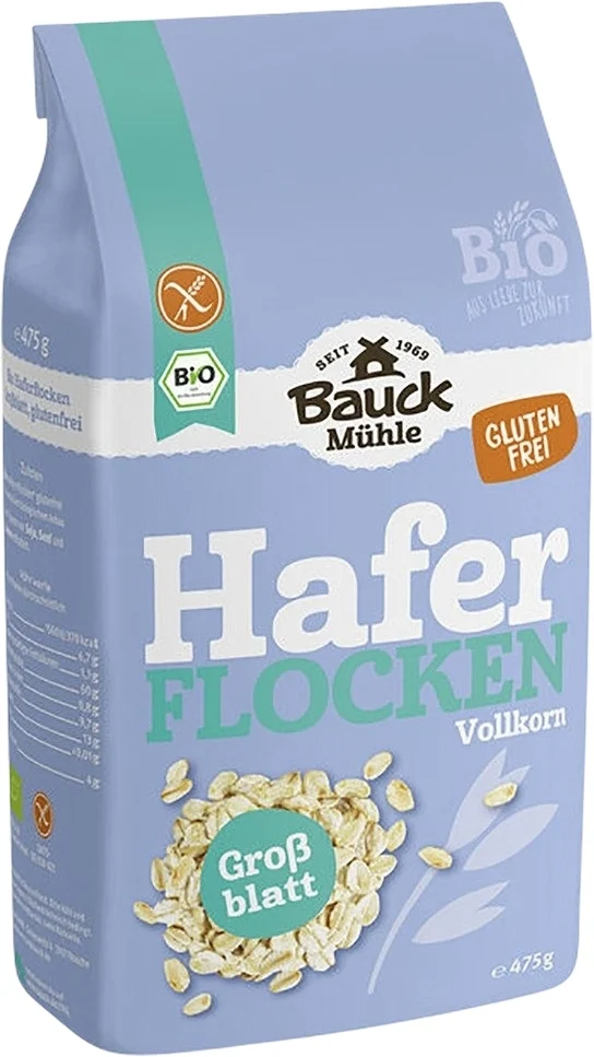 Bauckhof Haferflocken Grossblatt glutenfrei 475g