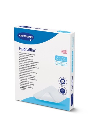 Hydrofilm Transparentverband 6x7cm steril 10 Stück
