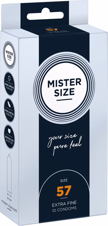 MISTER SIZE 57 Kondome Box 10 Stück