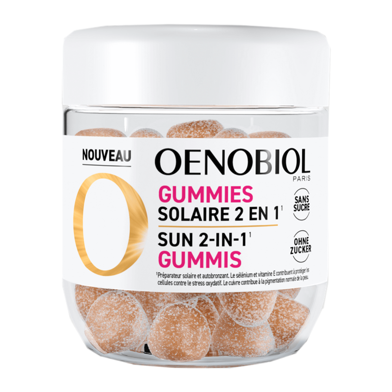 Oenobiol Sun 2-in-1 Gummis 60 Stück Oenobiol Sun 2-in-1 Gummis 60 Stück