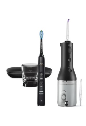 Philips Sonicare Combo DC 9000&Pow Flos schwarz/schwarz