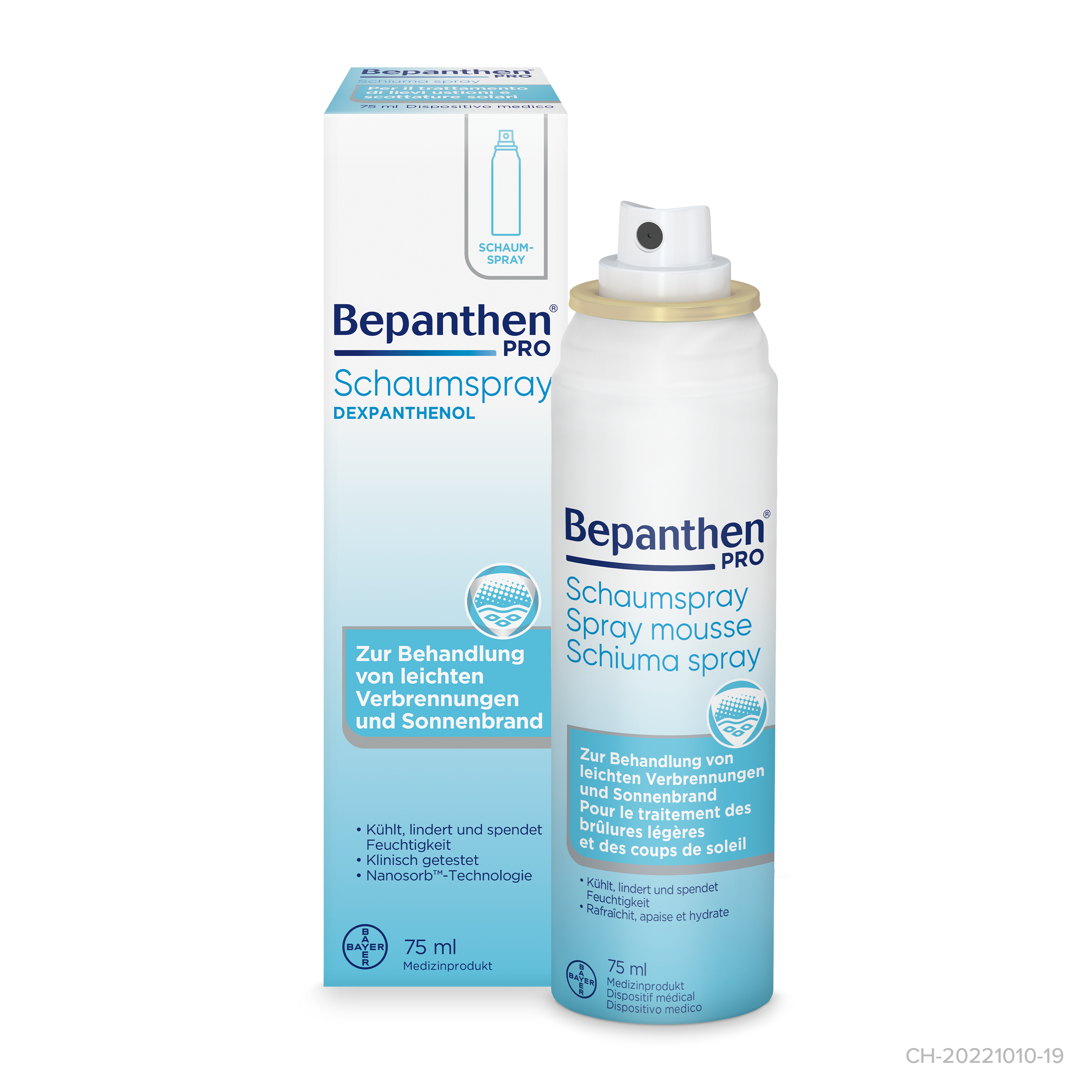 Bepanthen® Schaumspray Aeros 5% 75ml Bepanthen® Schaumspray Aeros 5% 75ml
